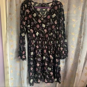Hot Topic Harry Potter Weasleys' Wizard Wheezes Bell Sleeve Dress